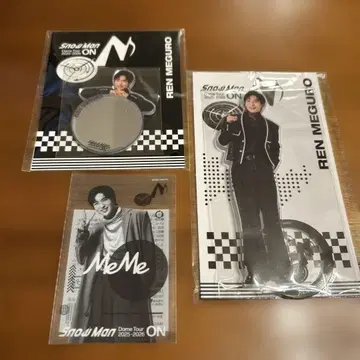 Snow Man Dome Tour ON 메구로 렌 3종 세트