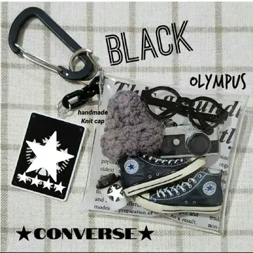 가챠 파우치 컨버스 올림푸스 니트 모자 안경 등 -