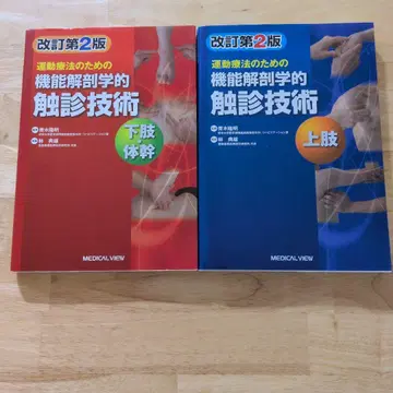 운동 요법을 위한 기능 해부학적 촉진 기술 상지 하지 몸통 세트