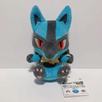 포켓몬 코롯토 만마루쨩 봉제 인형 루카리오