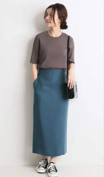 워셔블 트윌 타이트 스커트 40