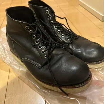 Hawkins 블랙 가죽 부츠