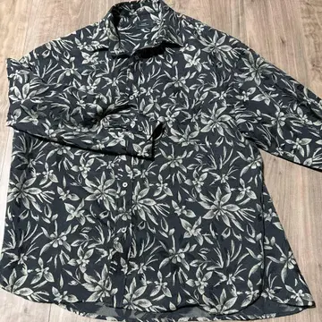SLICK 꽃무늬 긴팔 셔츠 사이즈 2 freaks Store XL