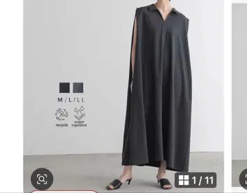 for/c 발수 스키퍼 원피스 차콜 L 사이즈