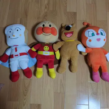 호빵맨 봉제 인형 4개 세트