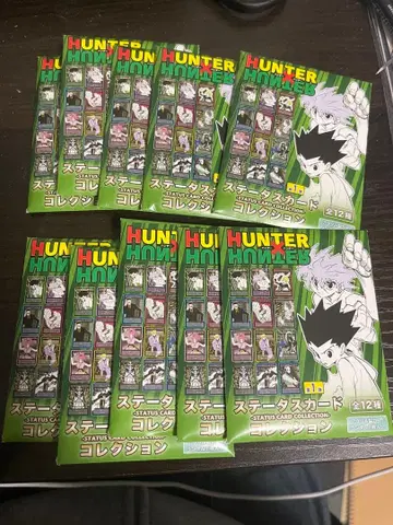 헌터헌터 스탯 카드 컬렉션 10점 미개봉 새상품