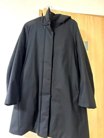 UNIQLO 후드 부착 다운 자켓 S 블랙