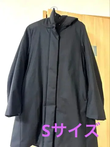 UNIQLO 후드 부착 다운 자켓 S 블랙