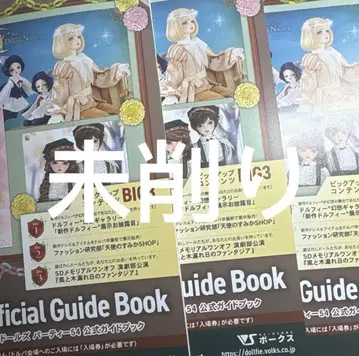 새상품 돌파54 인형 파티 가이드북 3권