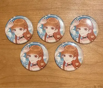 컬러풀 피치 에토 히라파 캔뱃지 5개 세트