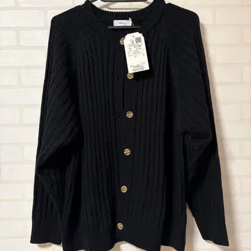 미사용 SHIPS any 블랙 니트 가디건 프리 사이즈