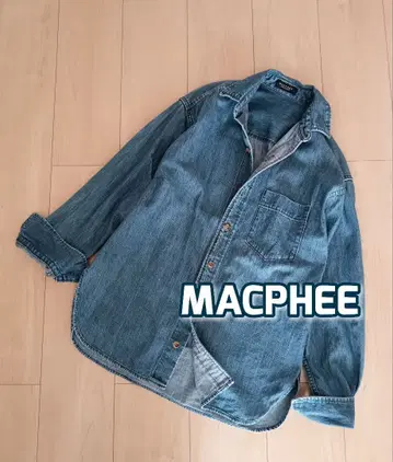 맥피 투모로우랜드 데님 셔츠 빈티지풍