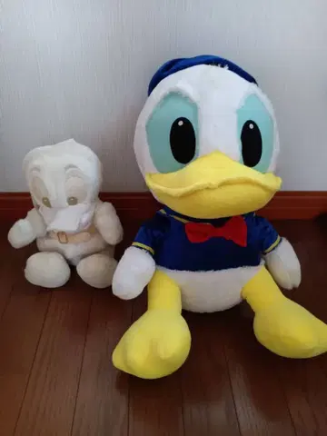 도쿄 디즈니랜드 도널드 덕 봉제 인형 & 커다란 도널드 봉제 인형