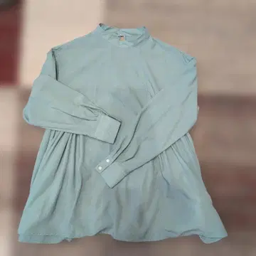 Spick & Span 라이트 크로스 개더 튜닉 셔츠