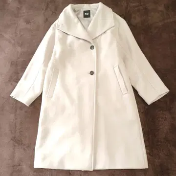 플라스테 울 모사 2WAY 스탠드 카라 코트