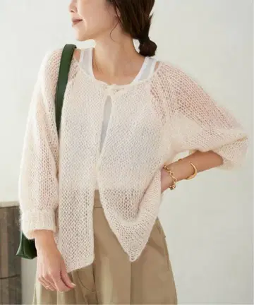 이번 시즌 Plage 실크 모헤어 mix HAND 니트