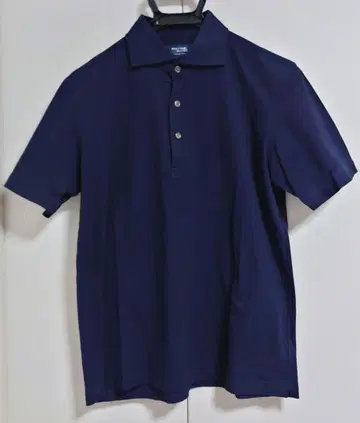 가마쿠라 셔츠 피케 셔츠 카노코 니트 네이비