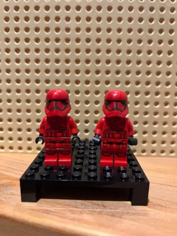 레고 스타 워즈 스톰 트루퍼 빨간색 2체 세트
