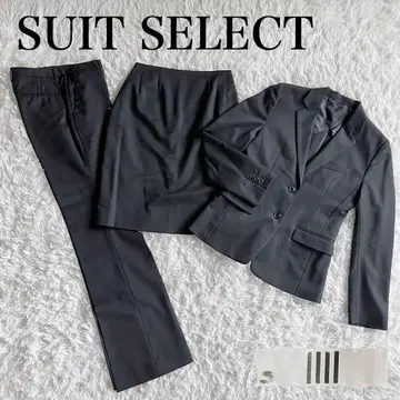 컨디션 최상 정장 셀렉트 3세트 팬츠 수트 스커트 블랙 M 사이즈