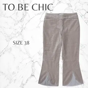 투 비 시크 일본제 페미닌 성숙/러블리 슬림 레그 플레어 팬츠 M 고품질