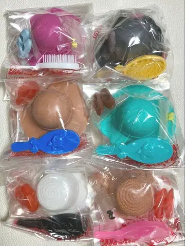 리카짱 캐슬 잡화 (모자, 신발, 귀걸이, 빗) 6개 세트 리카짱 인형