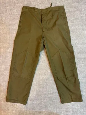 루마니아군 이지 팬츠 더블니 플랩 포함 군용 바지