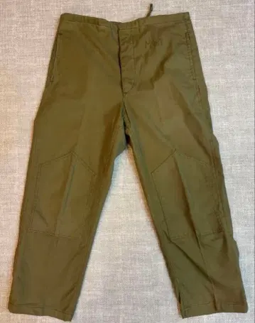 루마니아군 이지 팬츠 더블니 플랩 포함 군용 바지