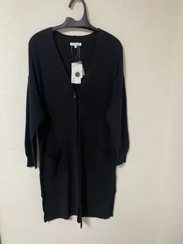 GLOBAL WORK 블랙 롱 가디건, 미사용