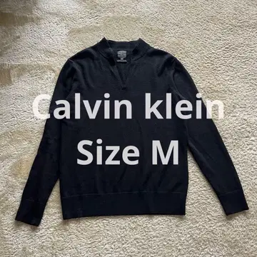 Calvin klein 니트 v넥 블랙 사이즈 m