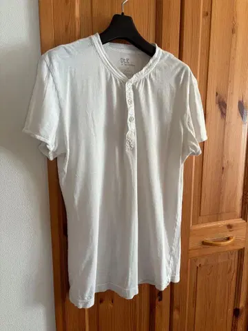 DtE 헨리넥 T셔츠 사이즈 2 화이트
