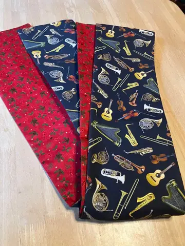 핸드메이드 반폭 오비 악기 패턴