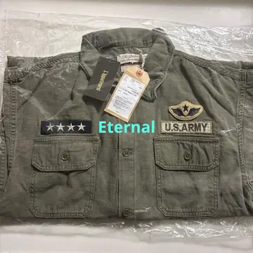 라빠르망 레미 리프 MILITARY SHIRTS DRESS 셔츠