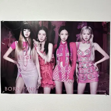 BLACKPINK BORN PINK 예약 특전 포스터