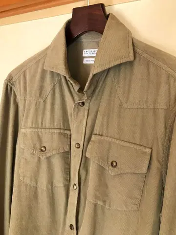 Brunello Cucinelli 코듀로이 셔츠