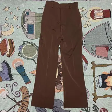 ENVYM 와이드 팬츠 브라운