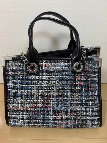 Rady 트위드 스퀘어 체인 토트백