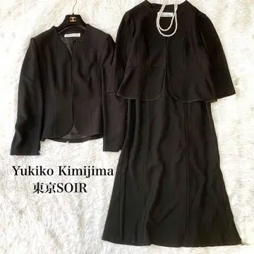유키코 키지마 도쿄SOIR 블랙 포멀 셋업