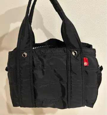 블랙 나일론 마더백