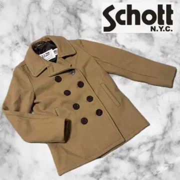 스캇 schott 740N 피 코트 브라운 캐러멜 M 사이즈 상당