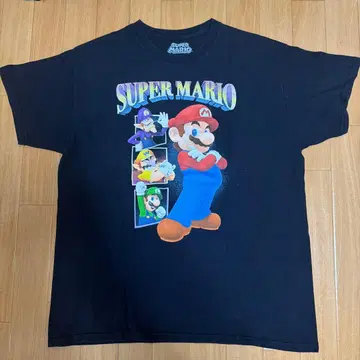 슈퍼 마리오 T셔츠 블랙