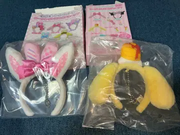 산리오 시크릿 미니 머리띠 2개 볼체인 포함