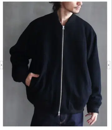 ONE FIFTH GINO 울 블루종