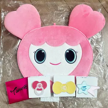 TWICE 부채 케이스 모블리 와펜 3종