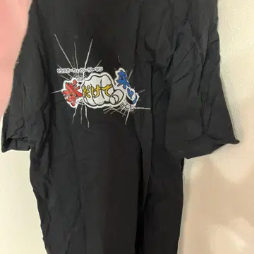 타라치오와 카페인의 투맨 '주먹만으로 와라' T셔츠 M사이즈