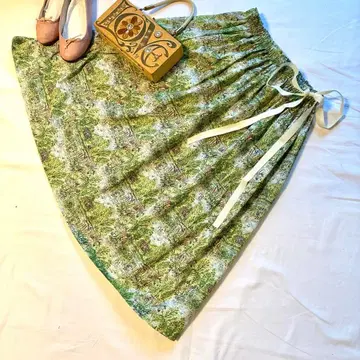 신상*리버티 멋진 어른 리본 스커트 글렌코트하우스 그로그랭 리본 부착