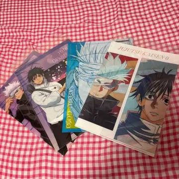 주술회전 A4 클리어 파일 4장 세트