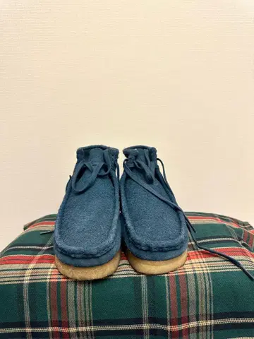 CLARKS 스웨이드 부츠 파랑