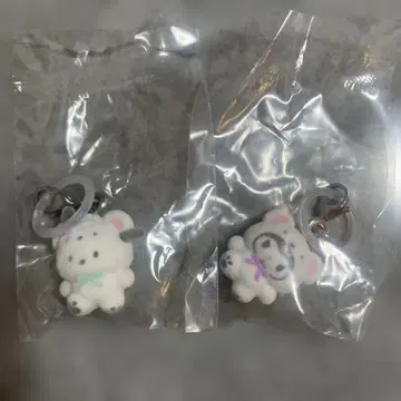 산리오 메지루시 액세서리 복슬복슬 스노우 쿠로미 2개 세트