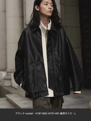 완판템 ARTIFICIAL GRAIN MILITARY BLOUSON
