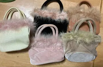 퍼 포함 핸드백 5종 세트